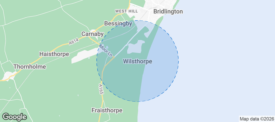 Wilsthorpe Airbnb map